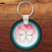 バタフライバブル キーホルダー (正面)