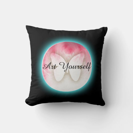 バタフライバブル クッション (正面)