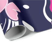 バタフライバレンタインハート |バレンタインの贈り物 ラッピングペーパー (ロールコーナー)