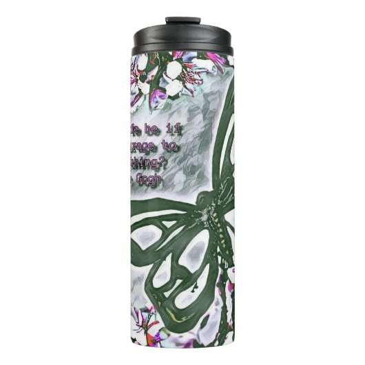 バタフライバンゴッホ タンブラー (正面)