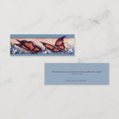 バタフライバーしおり スキニー名刺 (正面/裏面)