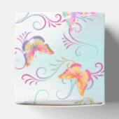 バタフライバースデーパーティーキッズカラフル フェイバーボックス (上部)