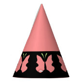 バタフライバースデーパーティー パーティーハット (左)