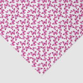 バタフライパターかわいらしン（ピンク） 薄葉紙 (詳細)