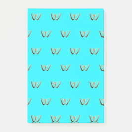 バタフライパターンのポストイットノート ポストイット