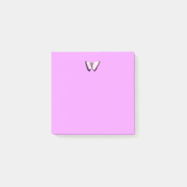 バタフライパターンのポストイットノート ポストイット