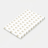 バタフライパターンのポストイットノート ポストイット (アングル)