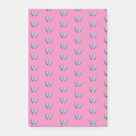 バタフライパターンのポストイットノート ポストイット