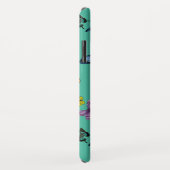 バタフライパターンテクスチャ Case-Mate iPhoneケース (裏面/右)