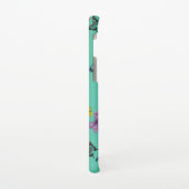 バタフライパターンテクスチャ SAMSUNG GALAXYケース (左側)