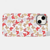 バタフライパターンパステル Case-Mate iPhoneケース (裏面 (横))