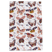 バタフライパターン抱き枕 ミディアムペーパーバッグ (正面)