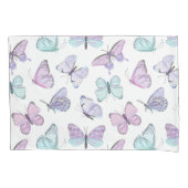 バタフライパターン枕ケース 枕カバー (正面左)