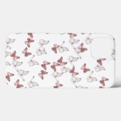 バタフライパターン電話ケース Case-Mate iPhoneケース (裏面 (横))