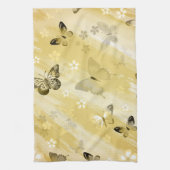 バタフライパターン10 キッチンタオル (縦)