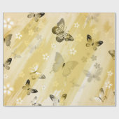 バタフライパターン10 ラッピングペーパー (フラット)