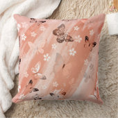 バタフライパターン11 クッション (ブランケット)