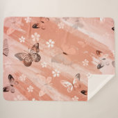 バタフライパターン11 シェルパブランケット (正面(横))