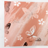 バタフライパターン11 三つ折りクリスマスカード (内部最初)