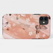 バタフライパターン11 Case-Mate iPhoneケース (裏面(横))