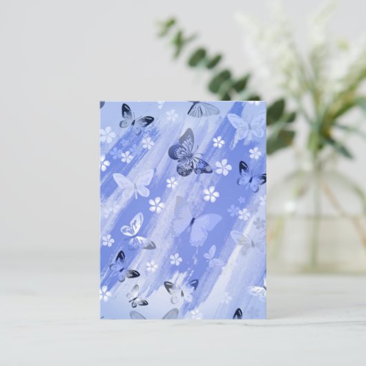 バタフライパターン13 ポストカード (スタンド正面)