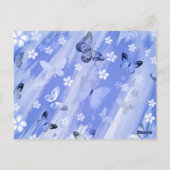 バタフライパターン13 ポストカード (裏面)