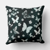 バタフライパターン14 クッション (裏面)