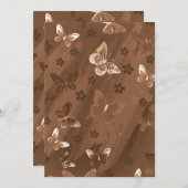 バタフライパターン15 サンキューカード (正面/裏面)