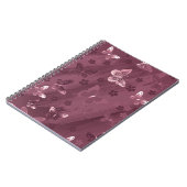 バタフライパターン16 ノートブック (左側)