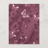 バタフライパターン16 ポストカード (正面)