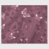 バタフライパターン16 ラッピングペーパー (フラット)