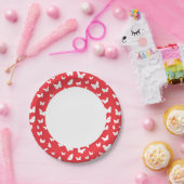 バタフライパターン2 ペーパープレート (パーティー)