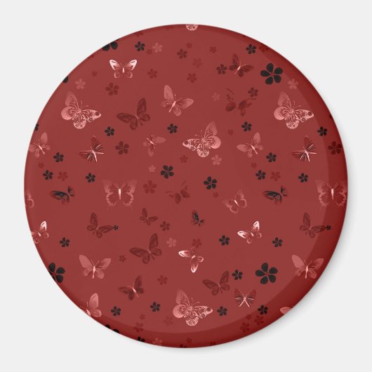 バタフライパターン6 マグネット (正面)