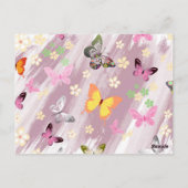 バタフライパターン7 ポストカード (裏面)