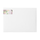 バタフライパターン7 ラップアラウンドラベル (正面)