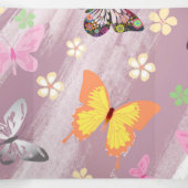 バタフライパターン7 三つ折りクリスマスカード (内部中)