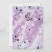 バタフライパターン8 サンキューカード (正面)