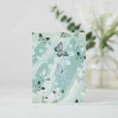 バタフライパターン9 ポストカード (スタンド正面)