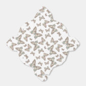 バタフライパターン（の模様が）ある結婚式の引き出物ボックス フェイバーボックス (折り畳みなし)