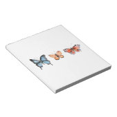 バタフライパターン ノートパッド (アングル)