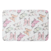 バタフライパターン バスマット (正面)