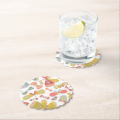 バタフライパターン ペーパーコースター (インサイチュ)