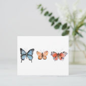 バタフライパターン ポストカード (スタンド正面)