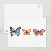 バタフライパターン ポストカード (正面/裏面)