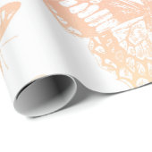 バタフライパターン ラッピングペーパー (ロールコーナー)