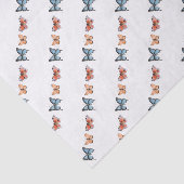 バタフライパターン 薄葉紙 (詳細)