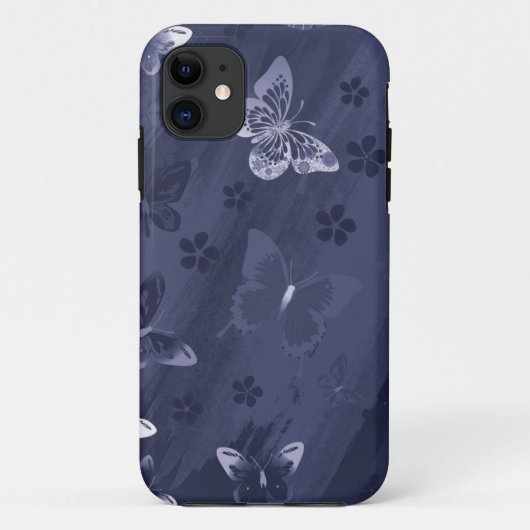 バタフライパターン 17 Case-Mate iPhoneケース (裏面)