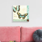 バタフライパッチワーク キャンバスプリント (インサイチュ (リビング))
