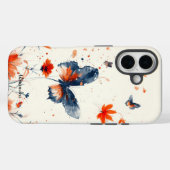 バタフライパーソナライズされた、 Case-Mate iPhoneケース (裏面 (横))