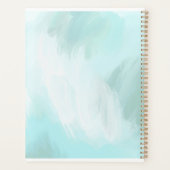 バタフライパープルブルー プランナー手帳 (裏面)